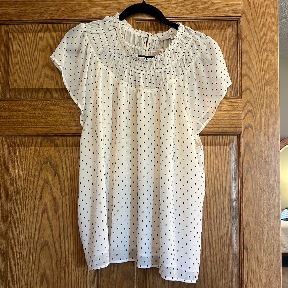 Loft Polka Dot Blouse
